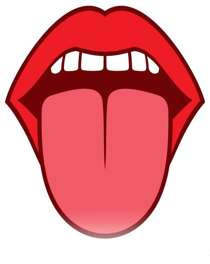 Tongue representing taste